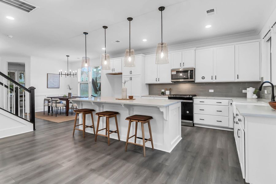 Furnished interior view inside a new home in , Summerville (Image 6).
