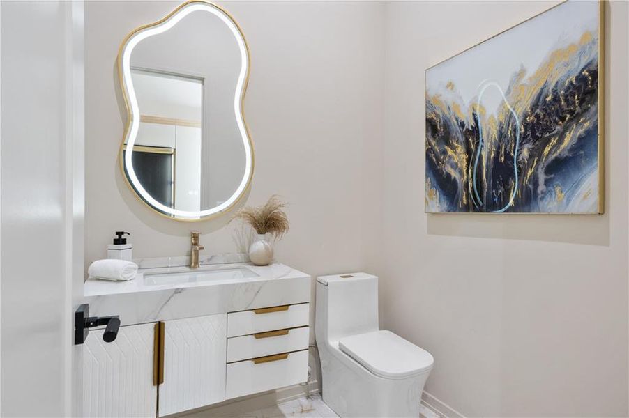 Furnished interior view inside a new home in , Sandy Springs (Image 16). Furnished interior view inside a new home in , Sandy Springs (Image 16).