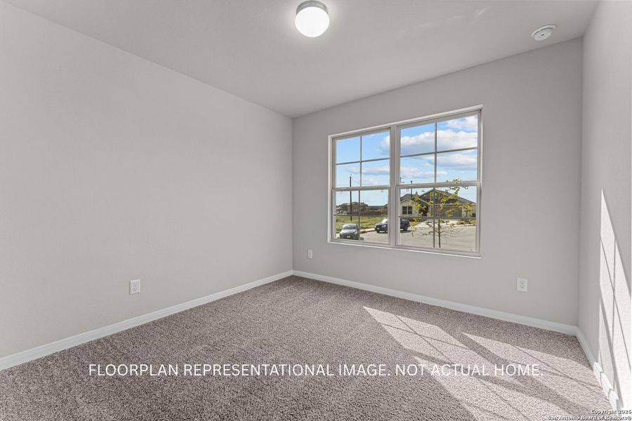 Spacious, unfurnished interior of a new home in Meadows at Clear Springs, New Braunfels (Image 13).