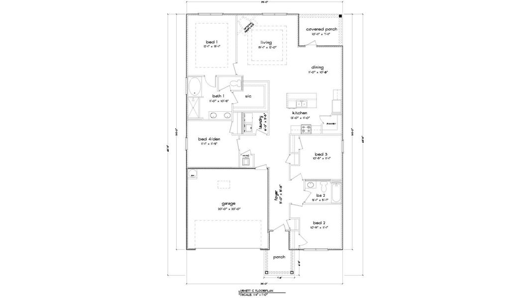 2D floor plan layout of this home in Caballeros Estates At Hombre, Panama City Beach, FL (Image 3).