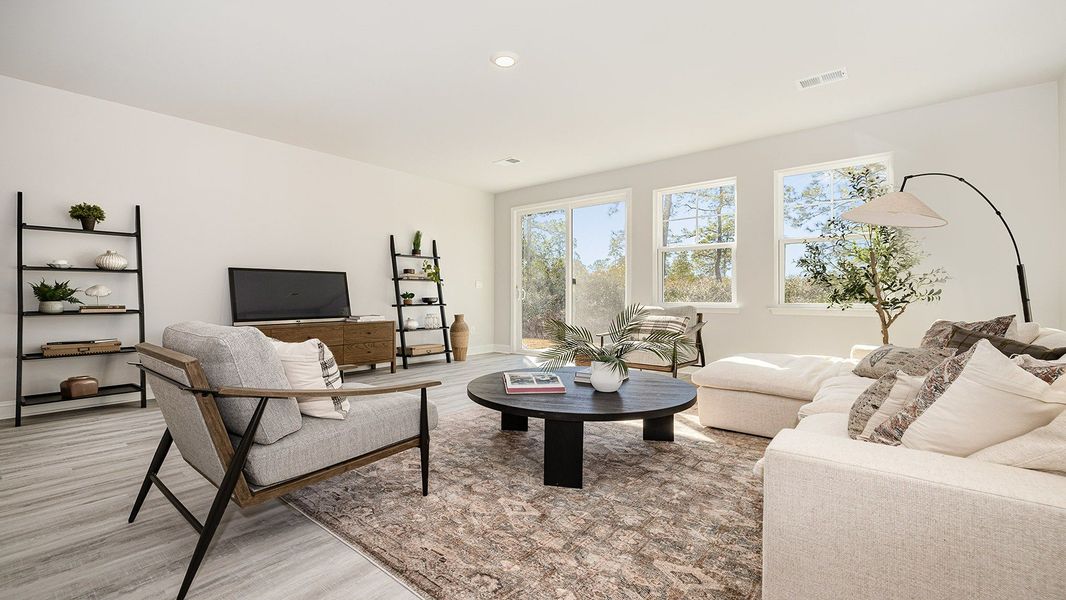Furnished interior view inside a new home in Brunswick Plantation, Ash (Image 7).