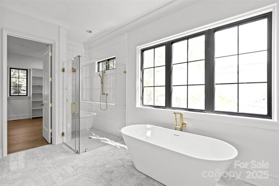 Furnished interior view inside a new home in Stratford Chase, Charlotte (Image 27).