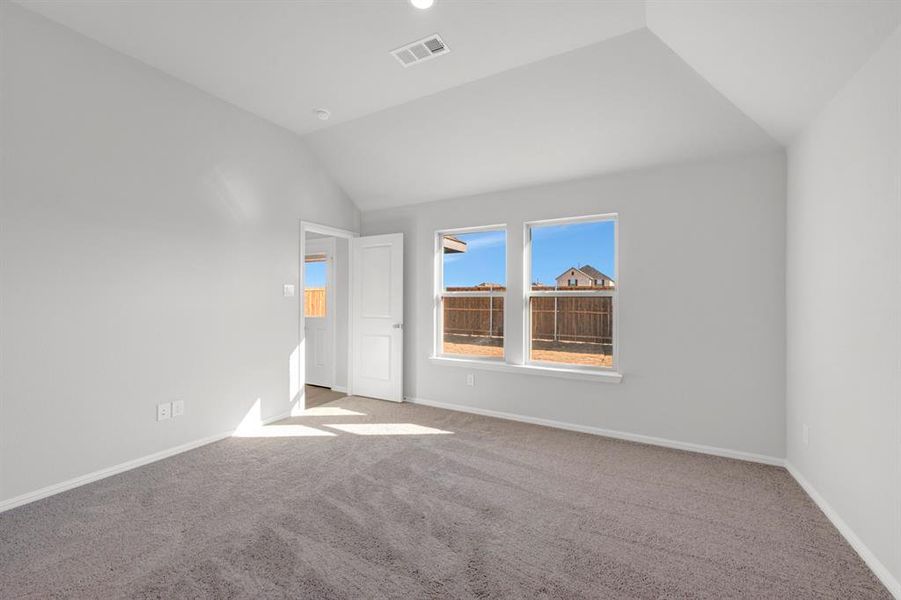 Spacious, unfurnished interior of a new home in Meadow Park, Denton (Image 34). Spacious, unfurnished interior of a new home in Meadow Park, Denton (Image 34).