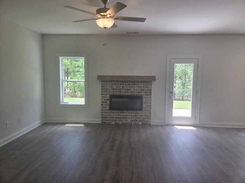 Spacious, unfurnished interior of a new home in Palm Springs Manor Create Homes, Ellenwood (Image 11).