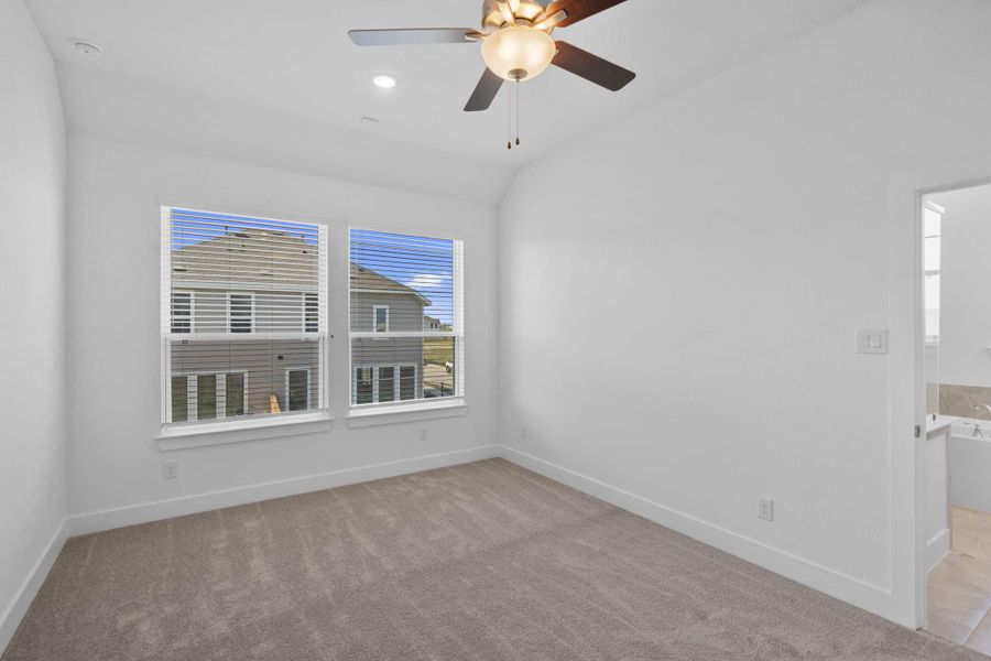 Spacious, unfurnished interior of a new home in Bridgeland, Cypress (Image 27).