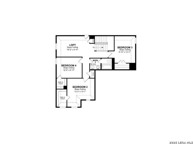 2D floor plan layout of this home in Morgan Meadows, San Antonio, TX (Image 2). 2D floor plan layout of this home in Morgan Meadows, San Antonio, TX (Image 2).
