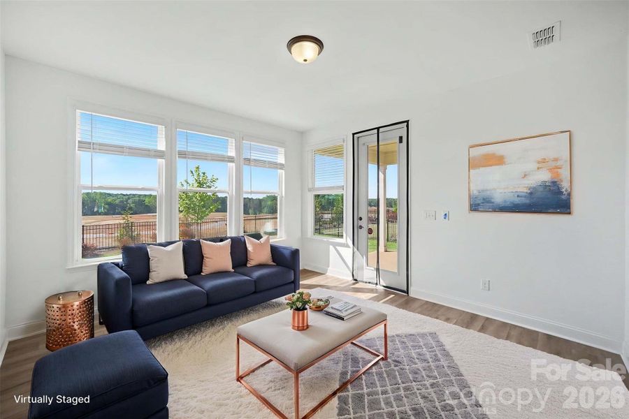 Furnished interior view inside a new home in Carolina Riverside, Belmont (Image 11).