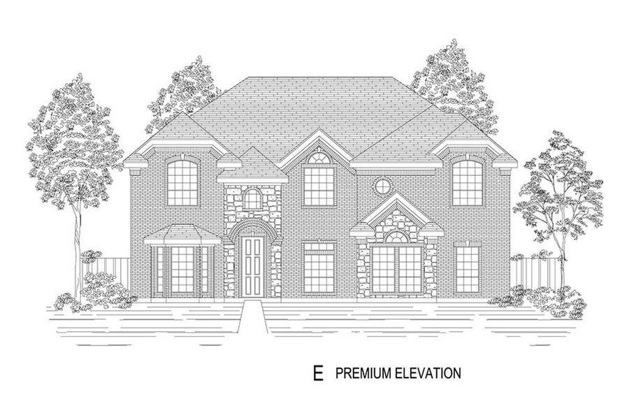 Representative rendering of the exterior for the Stonehaven 2R by First Texas Homes (Image 14).