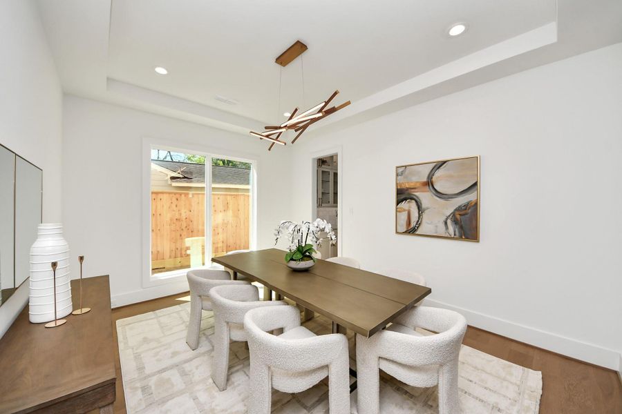 Furnished interior view inside a new home in , Houston (Image 14).