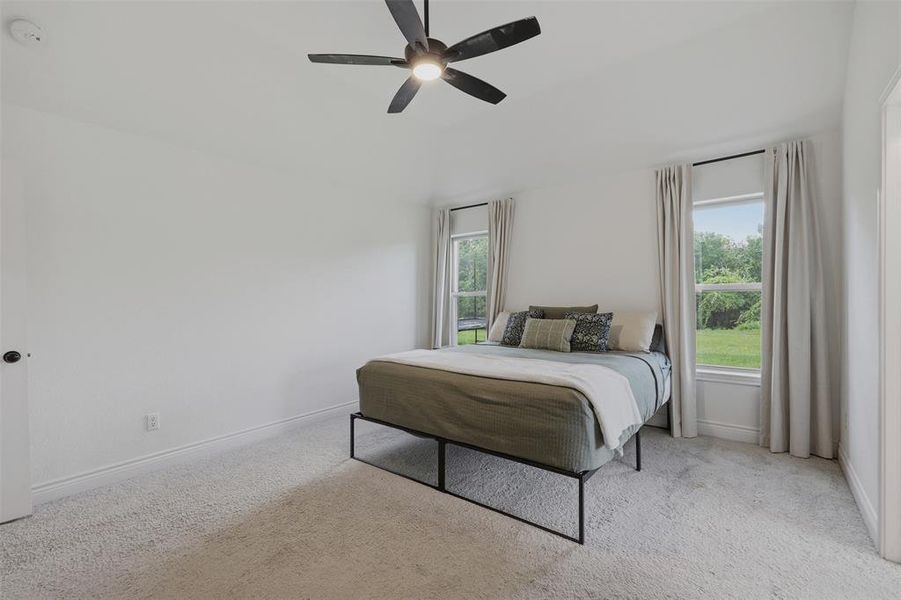 Furnished interior view inside a new home in The Ranches at Valley View, Springtown (Image 26).