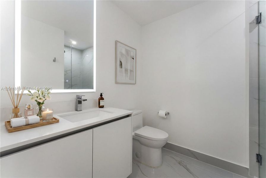 Furnished interior view inside a new home in , Miami (Image 5).