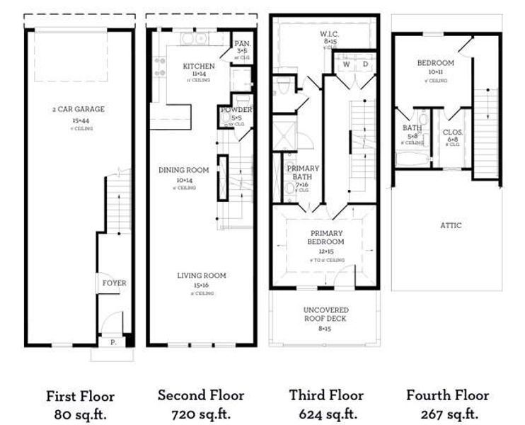 Floor plan for 745 Bringhurst St Floor plan for 745 Bringhurst St
