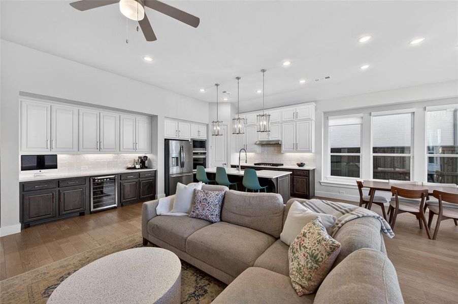 Furnished interior view inside a new home in Walsh: Artisan Series - 50' lots, Aledo (Image 10).