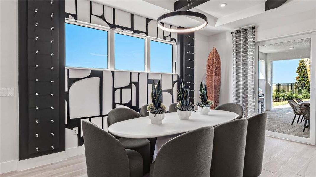 Furnished interior view inside a new home in Cresswind at Lake Harris, Tavares (Image 15).