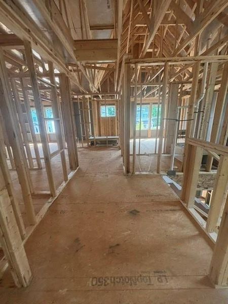 In-progress construction of a new home in Edenglen, Buford, GA (Image 46).