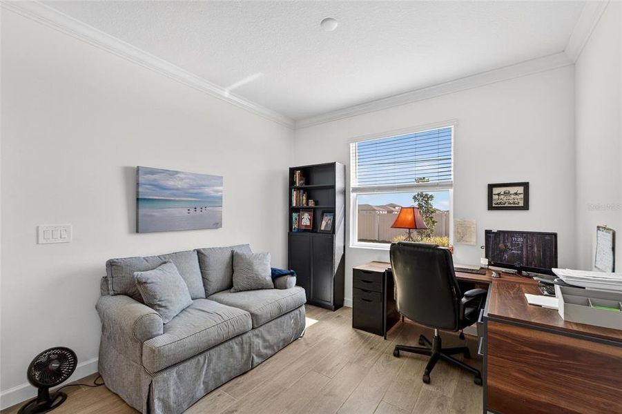 Furnished interior view inside a new home in Southshore Bay Active Adult, Wimauma (Image 48).
