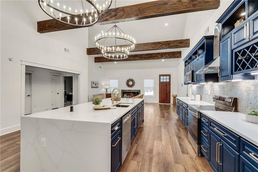 Furnished interior view inside a new home in , Atlanta (Image 50). Furnished interior view inside a new home in , Atlanta (Image 50).