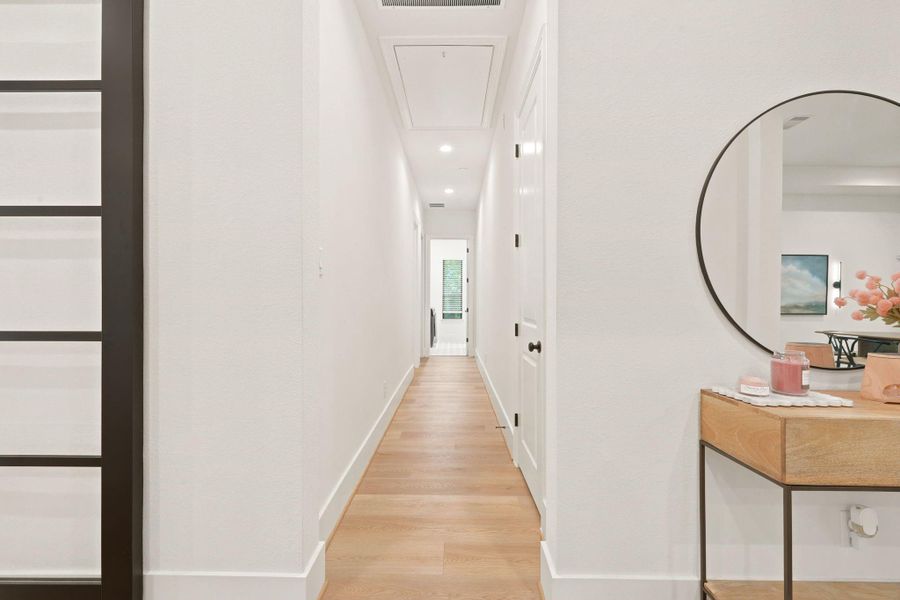 Furnished interior view inside a new home in , New Waverly (Image 9).