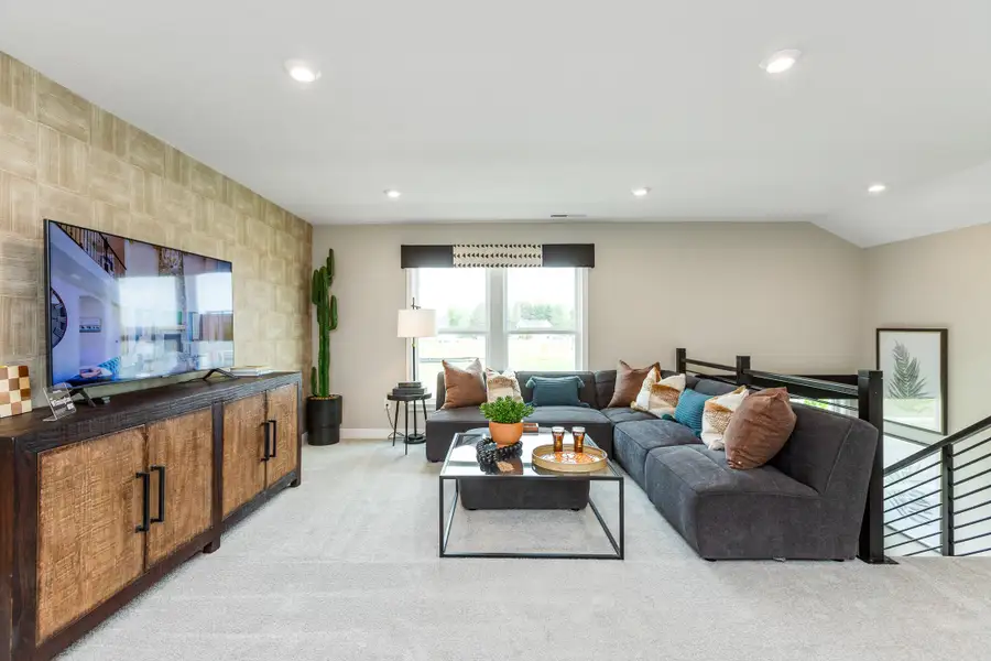 Representative furnished interior of a home built from the Wilmington by Fischer Homes in Easton Park, Dallas (Image 45).