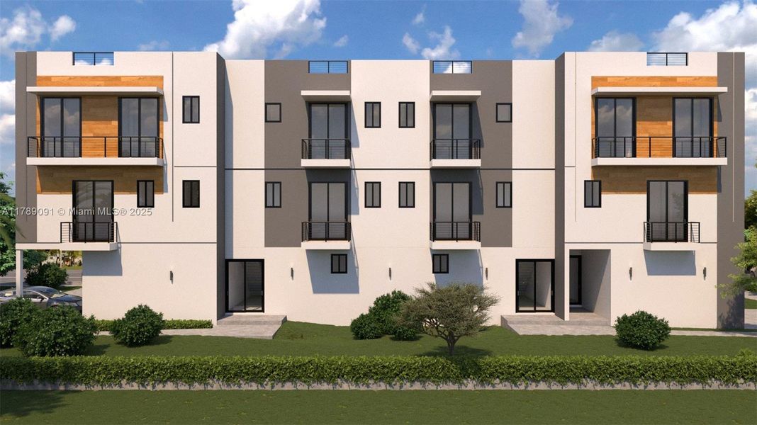 Front exterior of a new home in , Oakland Park, FL, highlighting curb appeal (Image 2).