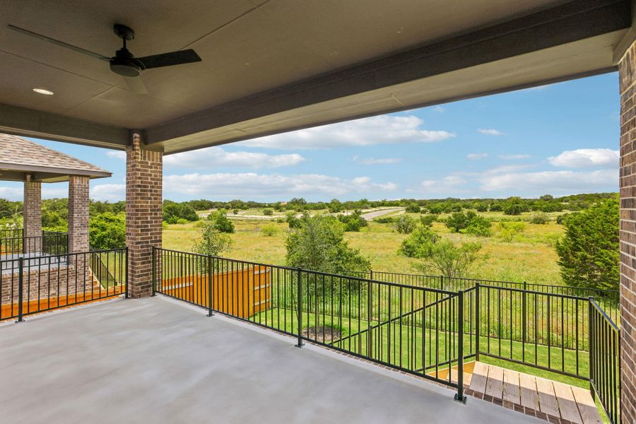 Exterior details and patio area of a home in 6 Creeks, Kyle (Image 3). Exterior details and patio area of a home in 6 Creeks, Kyle (Image 3).