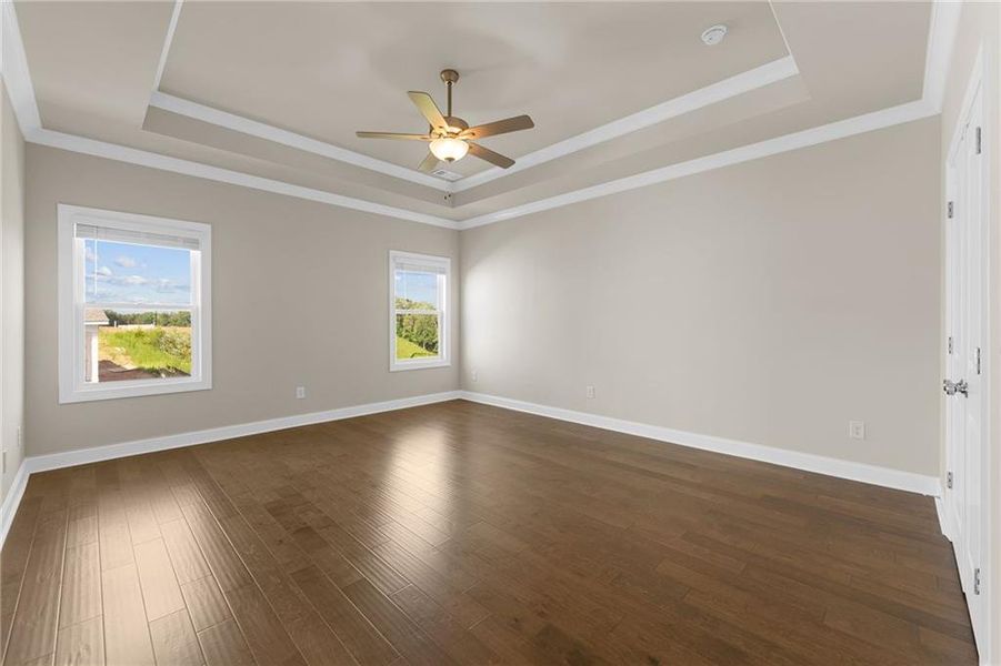 Spacious, unfurnished interior of a new home in Palisades Single Family, Cumming (Image 71). Spacious, unfurnished interior of a new home in Palisades Single Family, Cumming (Image 71).