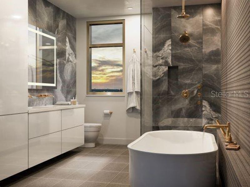 Primary Bathroom Rendering - Photos Coming Soon Primary Bathroom Rendering - Photos Coming Soon