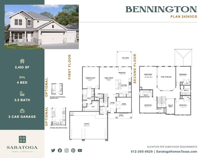 2D floor plan layout of this home in , Pflugerville, TX (Image 5).