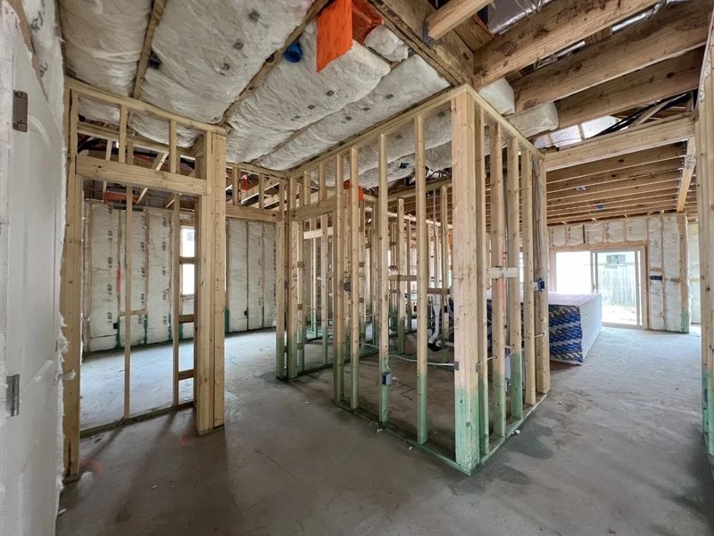 In-progress construction of a new home in Rolling Glen, Hutto, TX (Image 11).