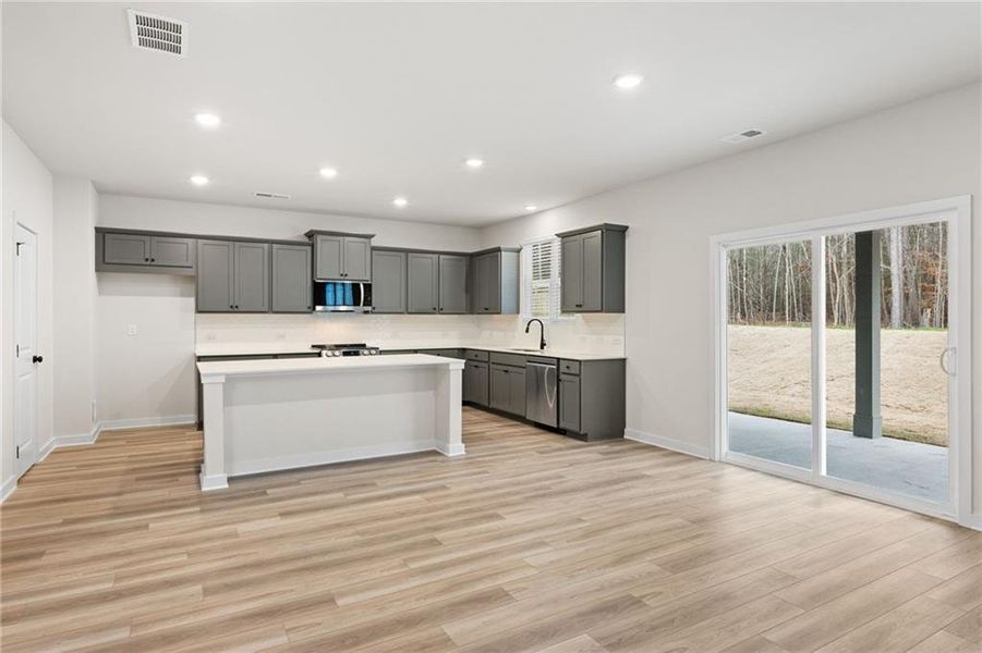 Furnished interior view inside a new home in Reserve at Gum Springs, Jefferson (Image 6).