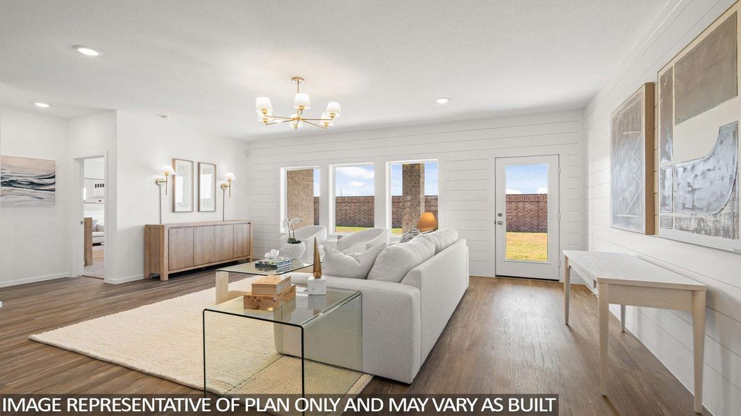 Furnished interior view inside a new home in Sunterra Lakes, Brookshire (Image 5).