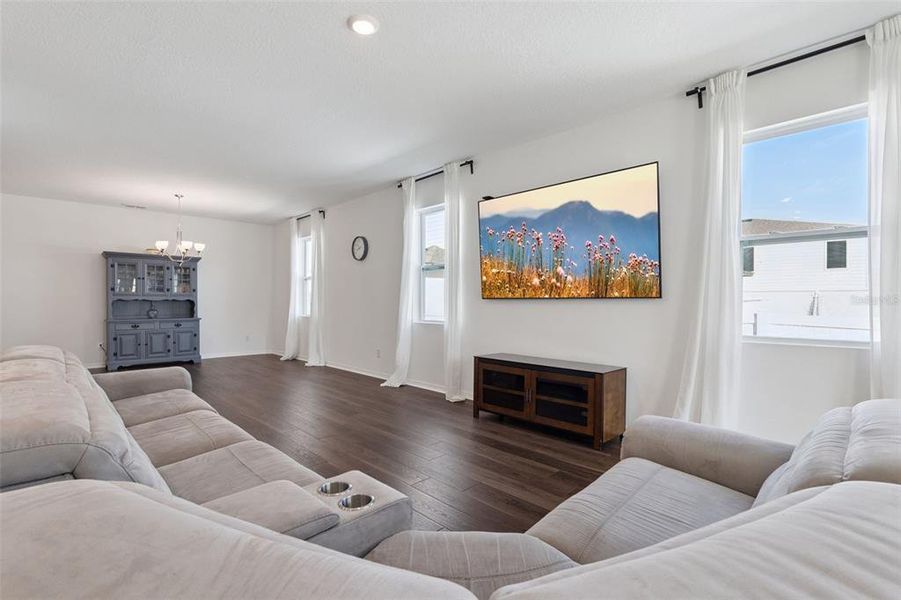 Furnished interior view inside a new home in , Minneola (Image 37).