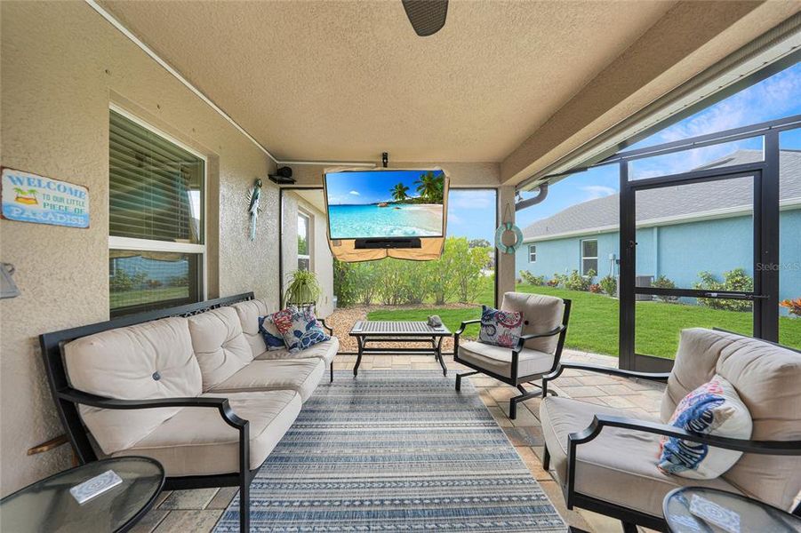 Exterior details and patio area of a home in , Punta Gorda (Image 2). Exterior details and patio area of a home in , Punta Gorda (Image 2).