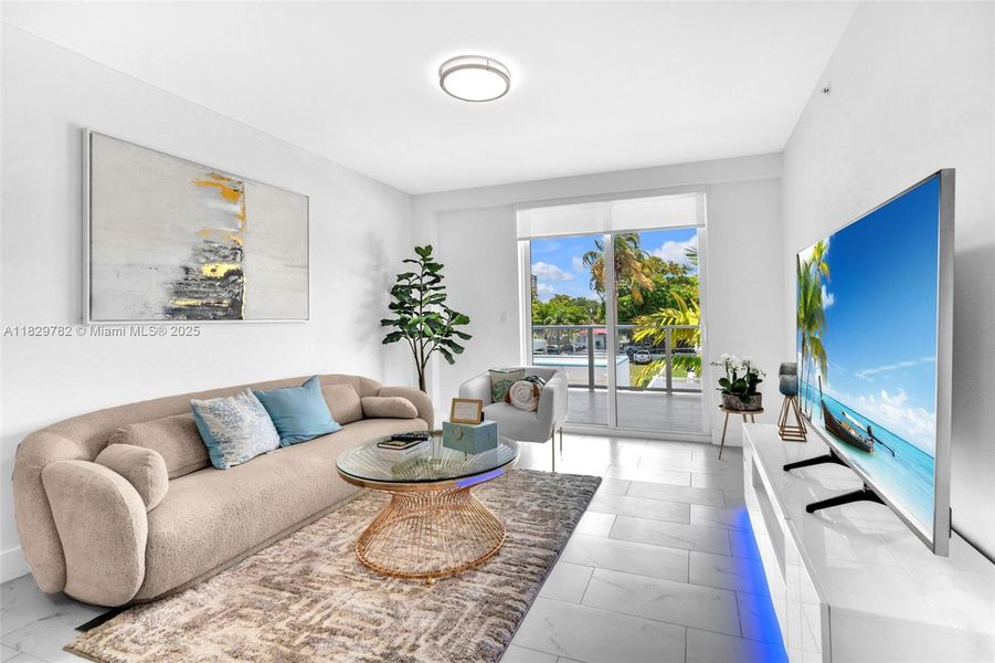 Furnished interior view inside a new home in , Hollywood (Image 14).