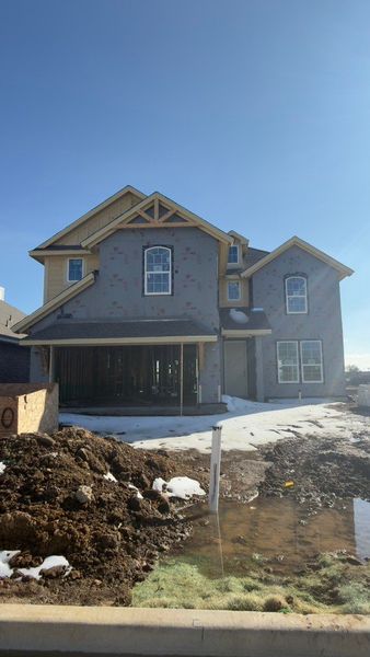 In-progress construction of a new home in Liberty Pointe, Gainesville, TX (Image 5).