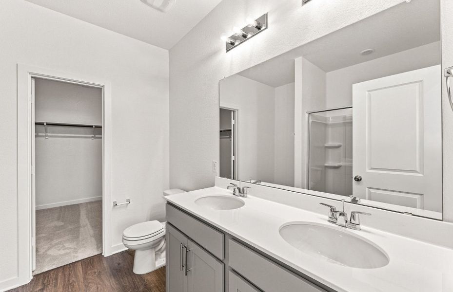 Furnished interior view inside a new home in Sonterra, Jarrell (Image 7).