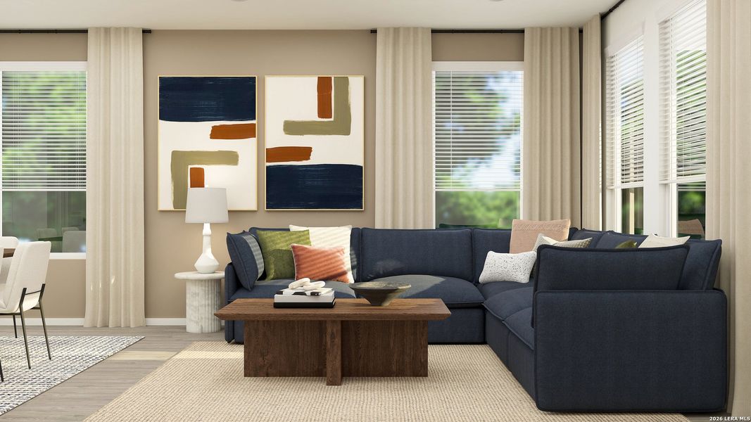 Furnished interior view inside a new home in , Pleasanton (Image 16).