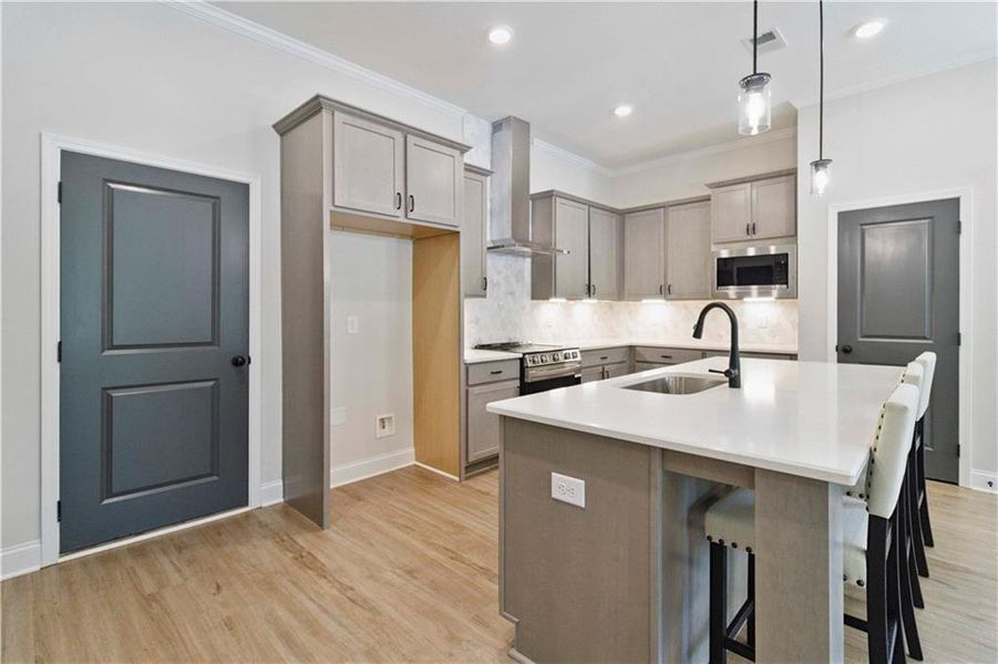 Furnished interior view inside a new home in Serenity, Hapeville (Image 3). Furnished interior view inside a new home in Serenity, Hapeville (Image 3).