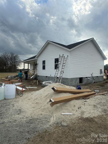 In-progress construction of a new home in , Grimesland, NC (Image 6). In-progress construction of a new home in , Grimesland, NC (Image 6).