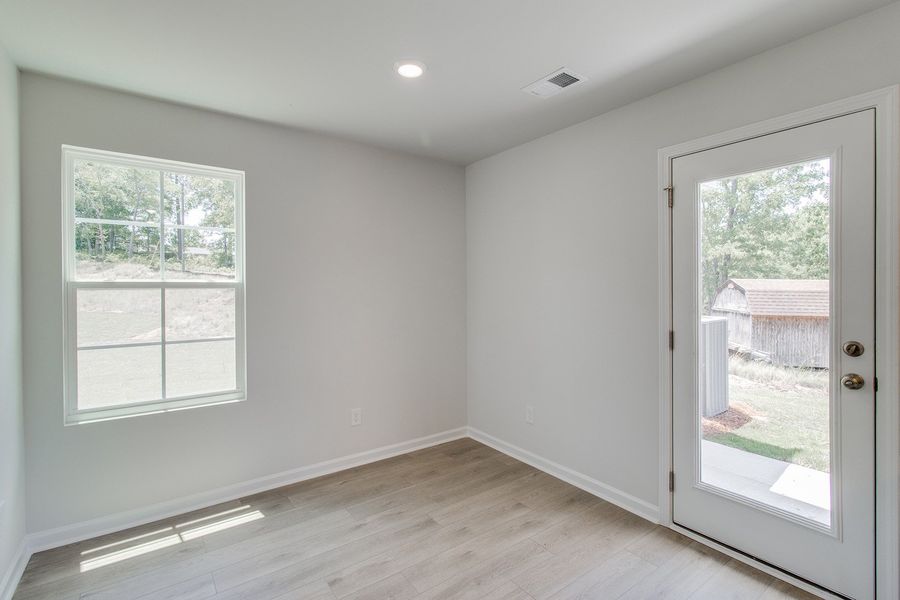 Spacious, unfurnished interior of a new home in Padgett Commons, Hopkins (Image 17). Spacious, unfurnished interior of a new home in Padgett Commons, Hopkins (Image 17).