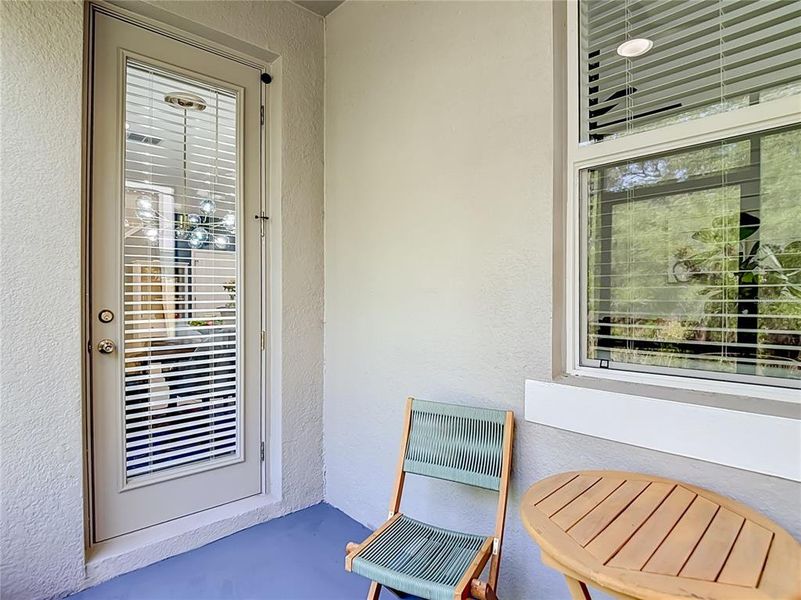 Exterior details and patio area of a home in , Tampa (Image 30).