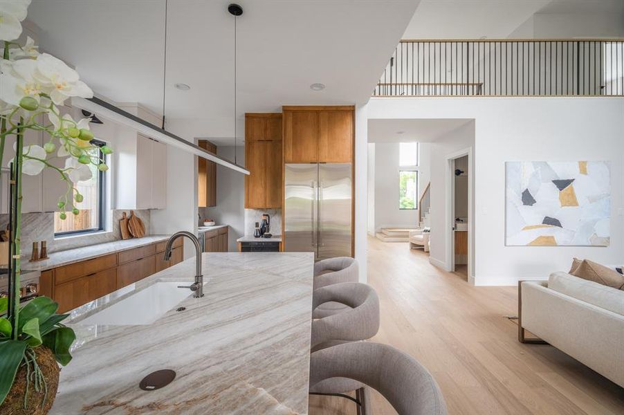 Furnished interior view inside a new home in , Dallas (Image 7).
