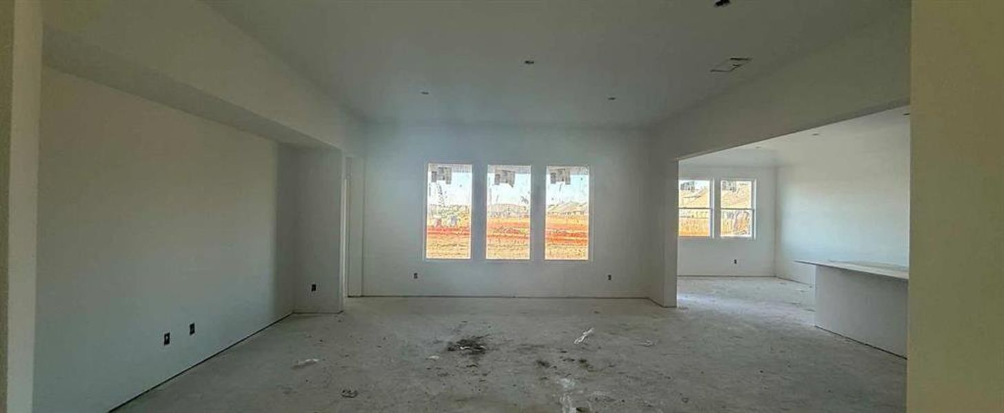 Family Room Construction Progress