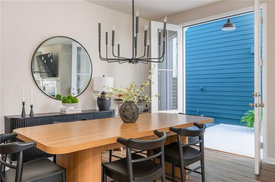 Furnished interior view inside a new home in Harmony, Auburn (Image 10).