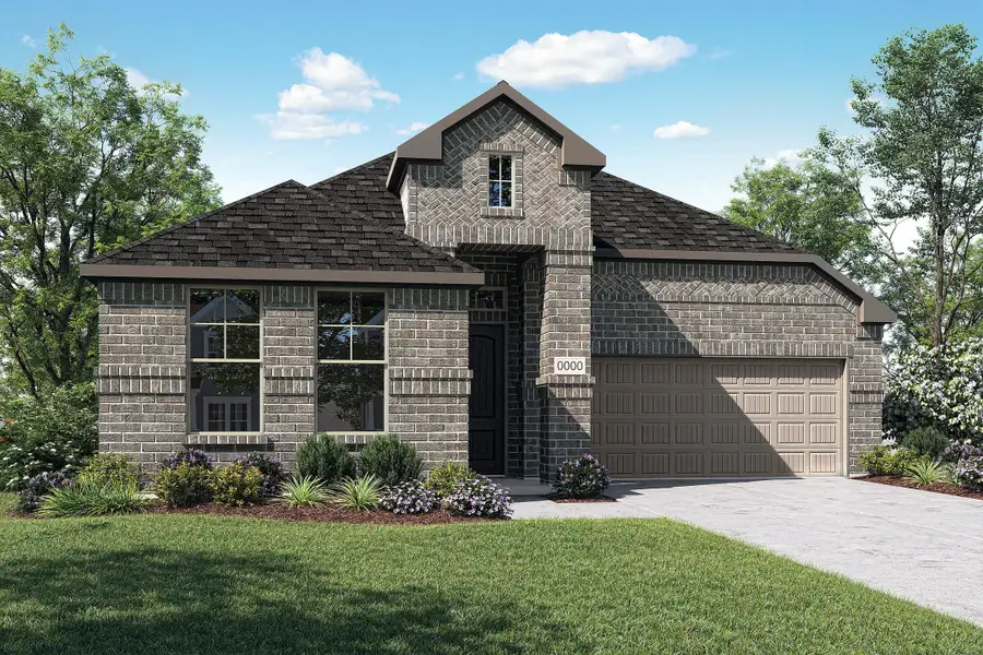Representative exterior photo of a completed home built from the Ava by Tri Pointe Homes in Union Park, Little Elm, TX (Image 26).