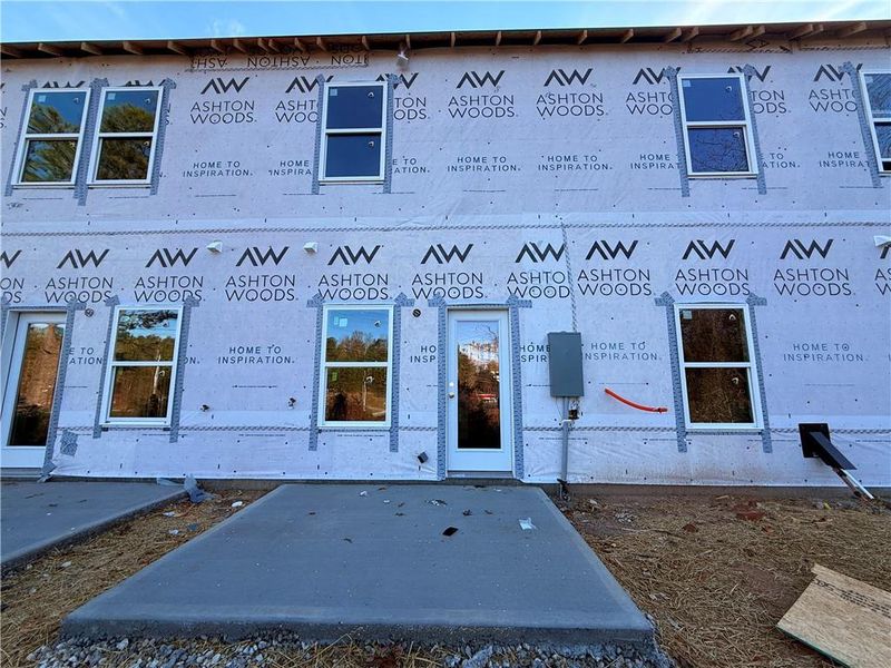 In-progress construction of a new home in Leydenview, Mableton, GA (Image 32).