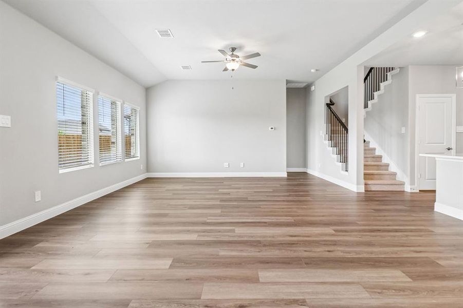Spacious, unfurnished interior of a new home in Eastridge - Signature Series, Princeton (Image 15). Spacious, unfurnished interior of a new home in Eastridge - Signature Series, Princeton (Image 15).