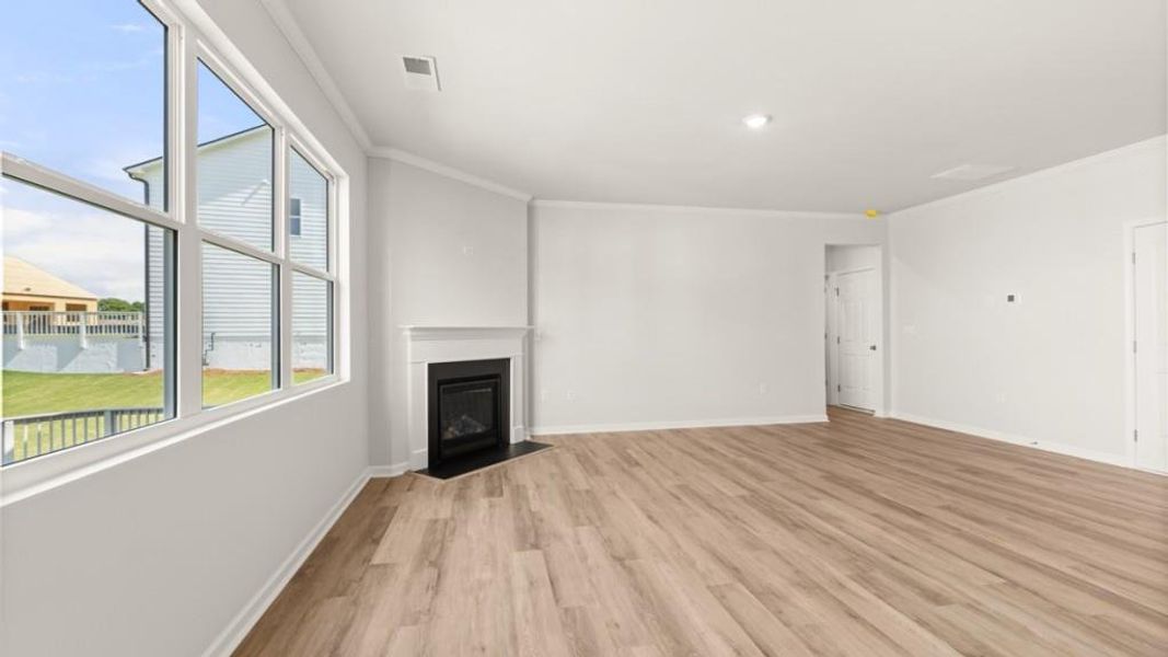 Spacious, unfurnished interior of a new home in Liberty Crossing, Braselton (Image 16).