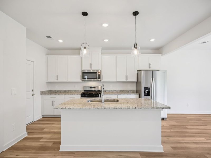 Skip takeout and prep dinner in the well-appointed kitchen.