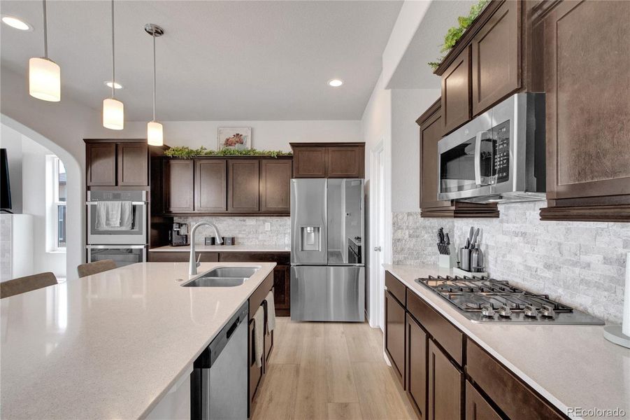 Furnished interior view inside a new home in , Peyton (Image 6).